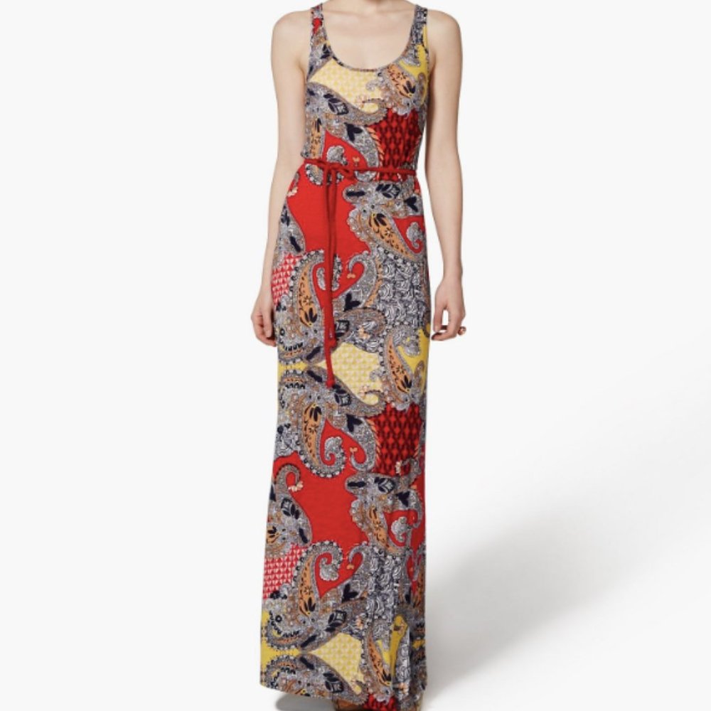 Lucky Brand Paisley Maxi Dress